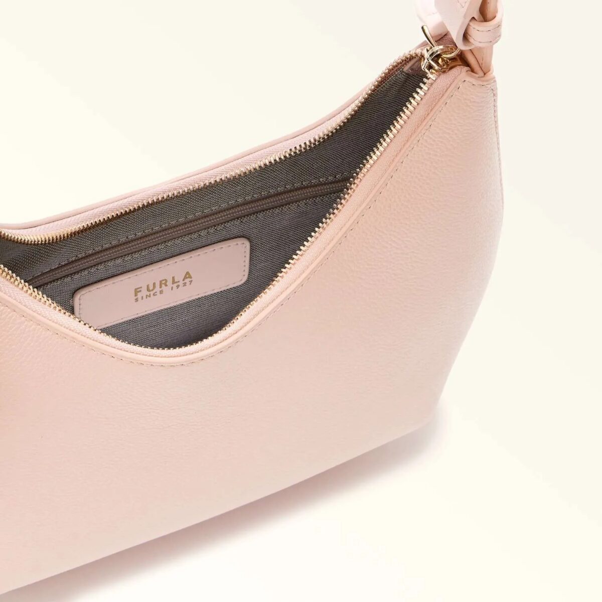 Borsa Furla Goccia 2 Borsa Furla Goccia In Pella Con Manico Sdoppiabile Dusty Pink Interno 8050597808086