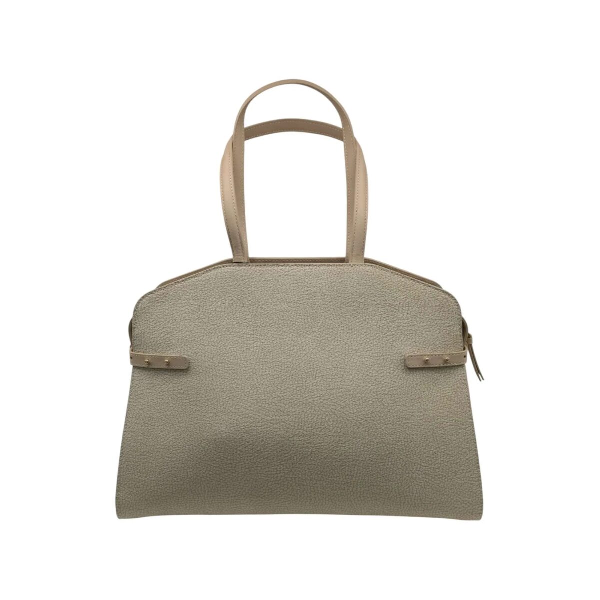 Borsa Gemini Borbonese A Spalla In Tessuto Op Sabbia Retro 490103C75