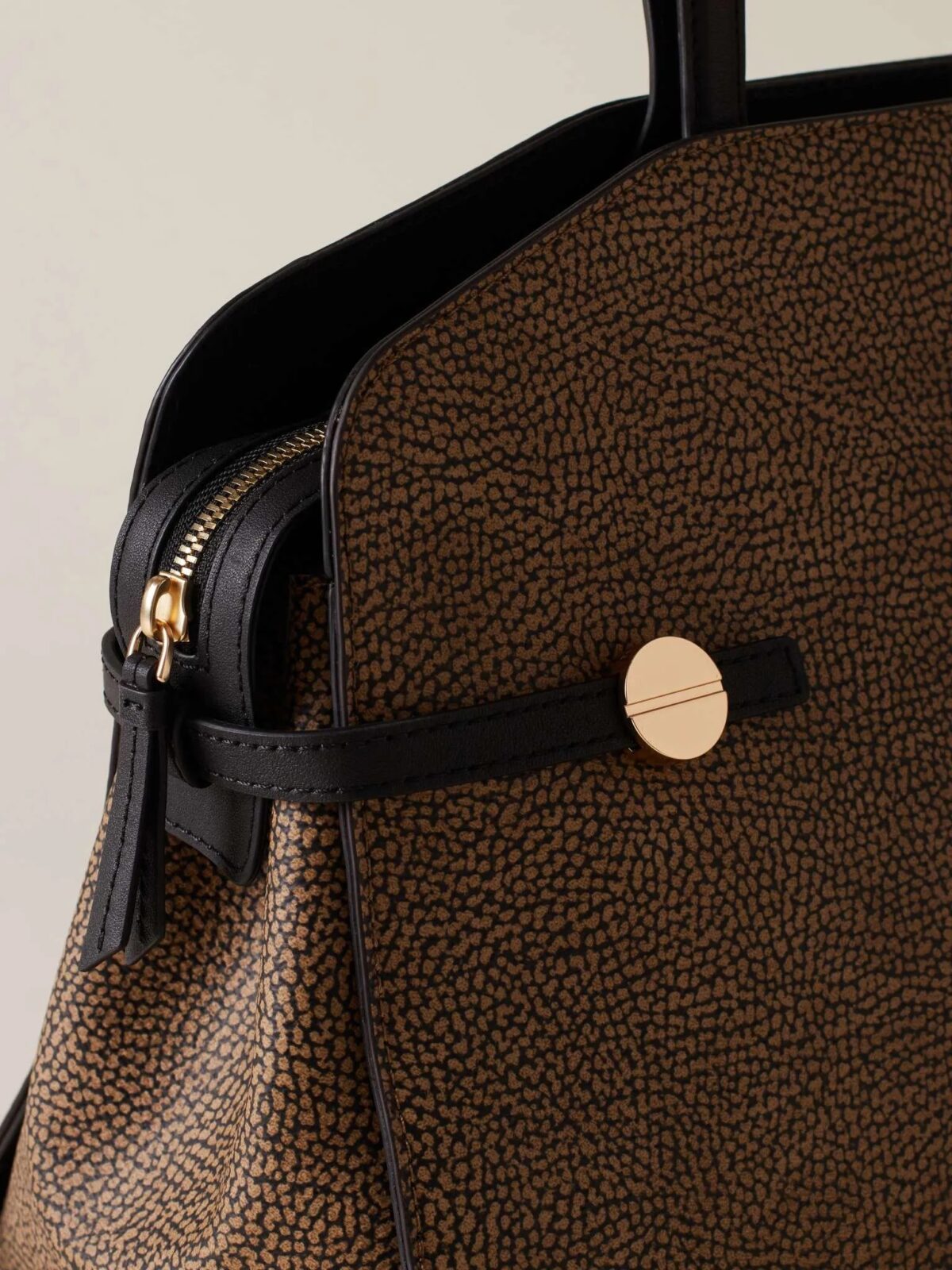 Borsa Gemini Borbonese In Tela Op Naturale Dettagli 490193311 scaled 1