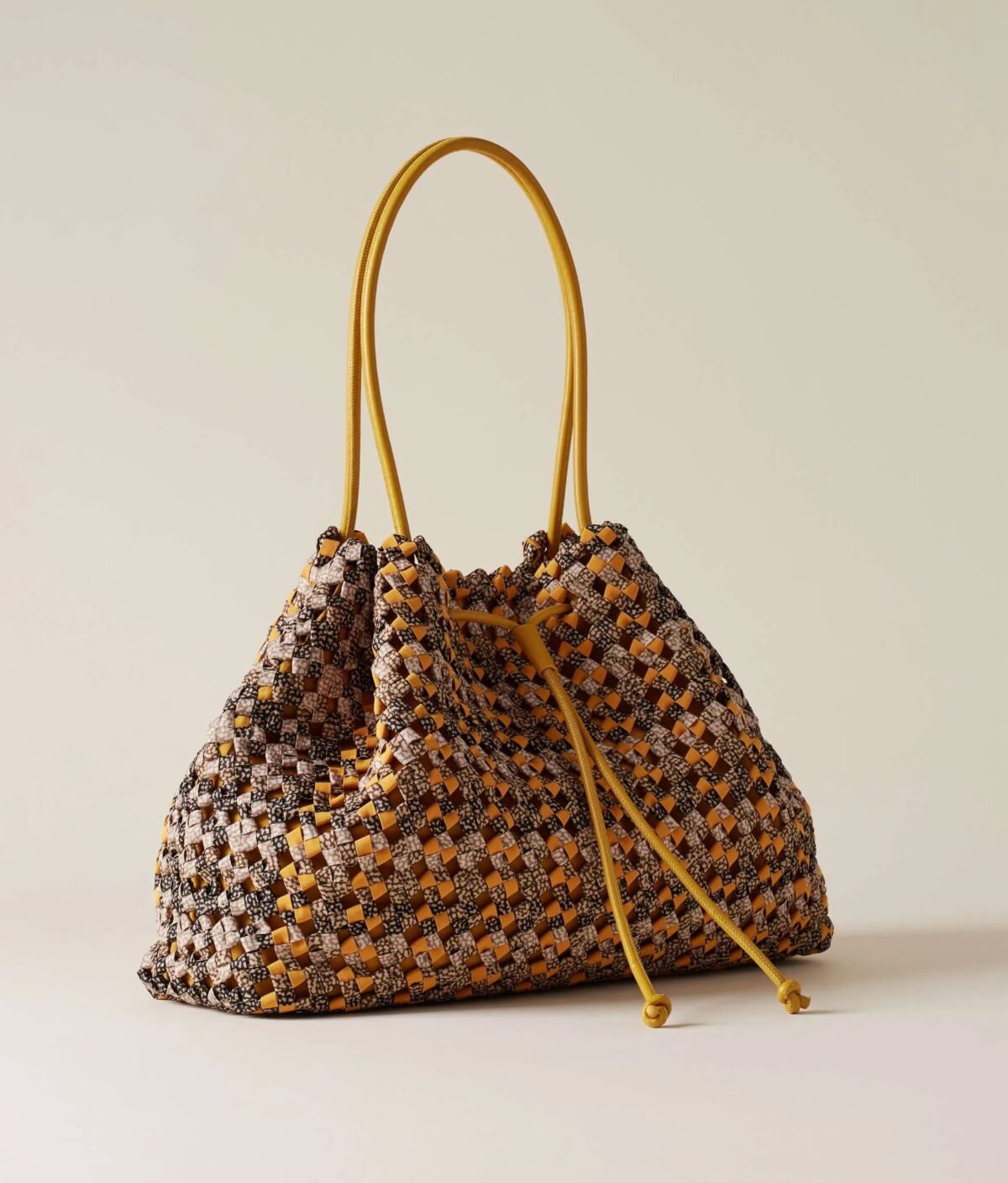 Borsa La Nido Borbonese Multicolore Saffron Dettagli Laterali 920190744 scaled 1