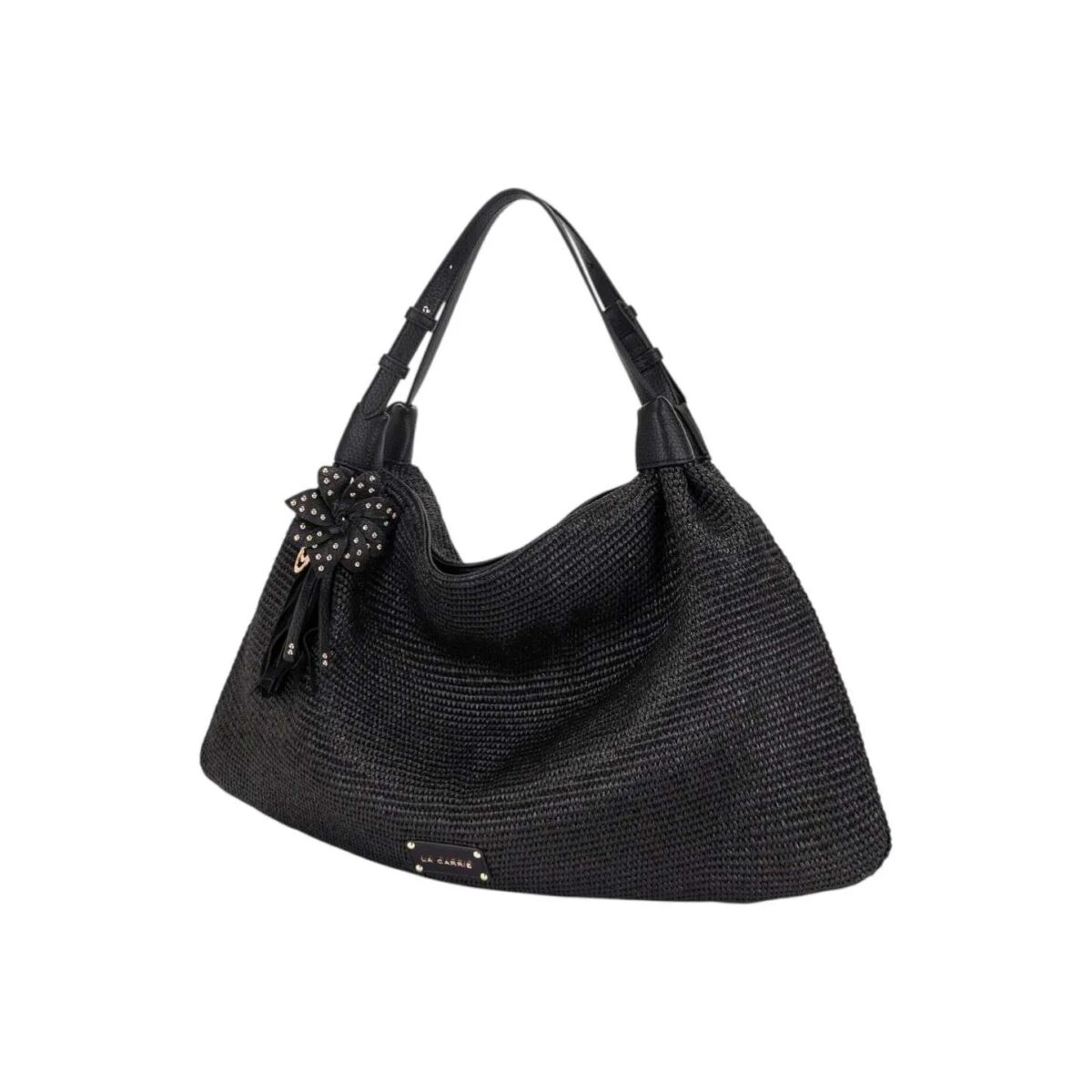 Borsa La Plage La Carrie 1 Borsa La Plage La Carrie Nero Dettagli Laterali 61CTX303N