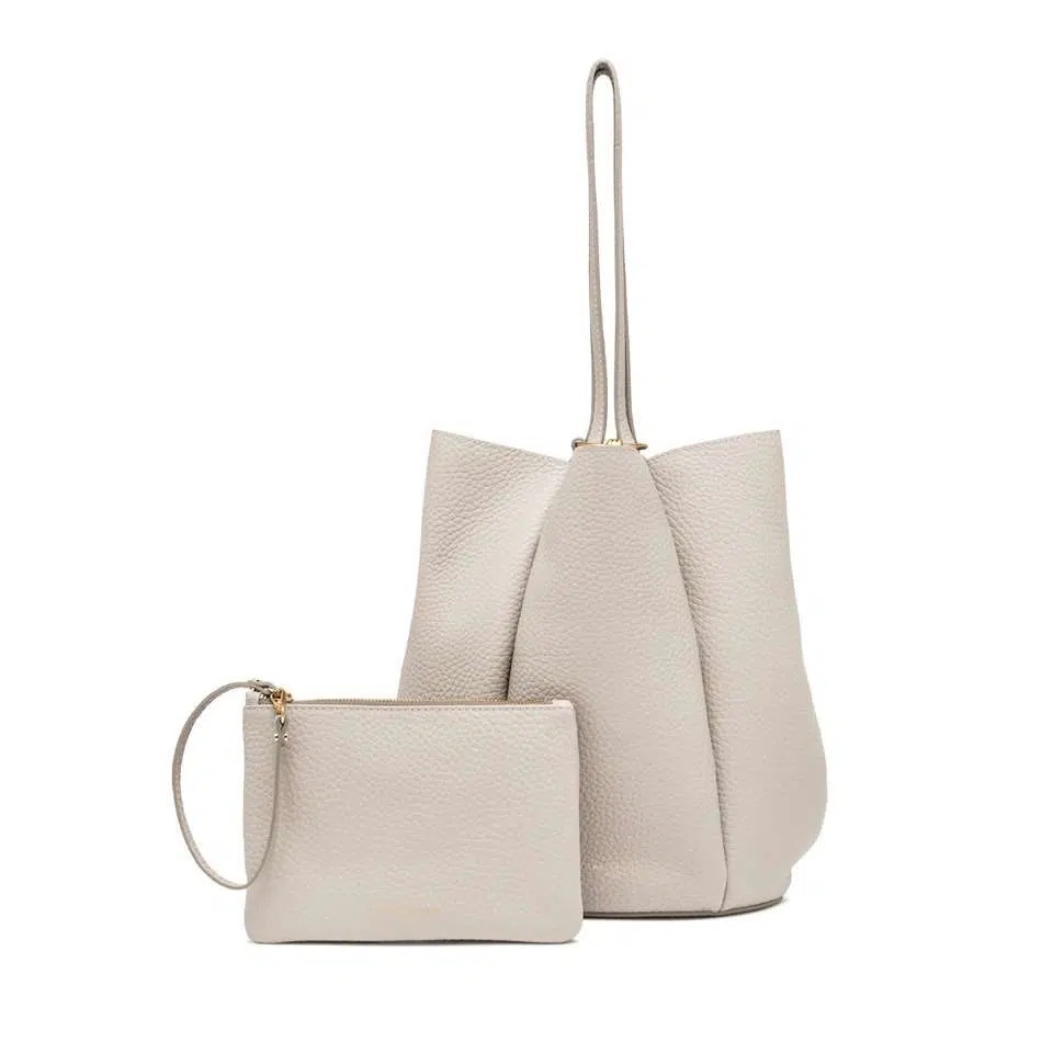 Borsa Lily Gianni Chiarini 3 Borsa Lily Gianni Chiarini In Pelle Sabbia Pochette 8057145795669