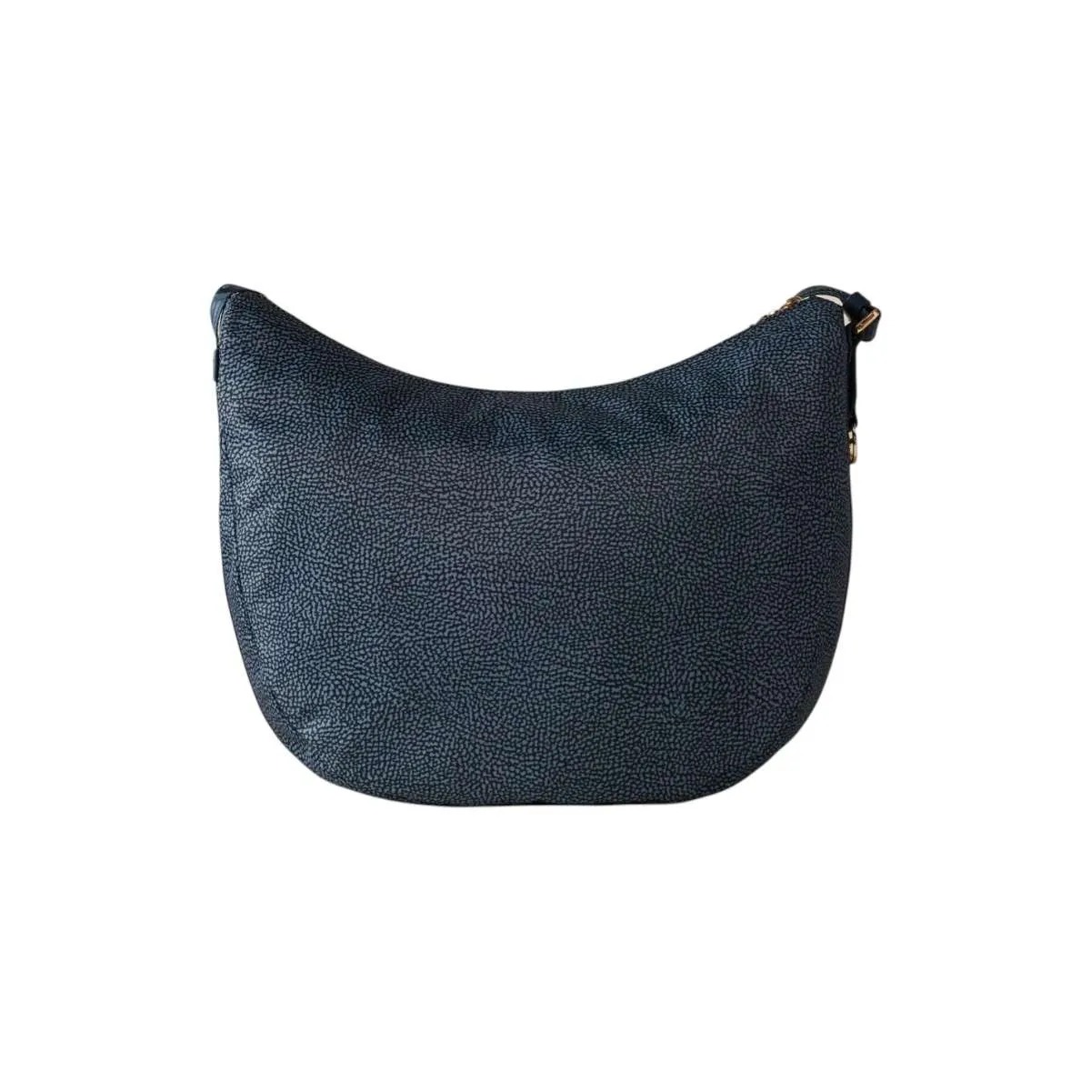 Borsa Luna Middle Borbonese In Nylon Blu Retro 08I15825
