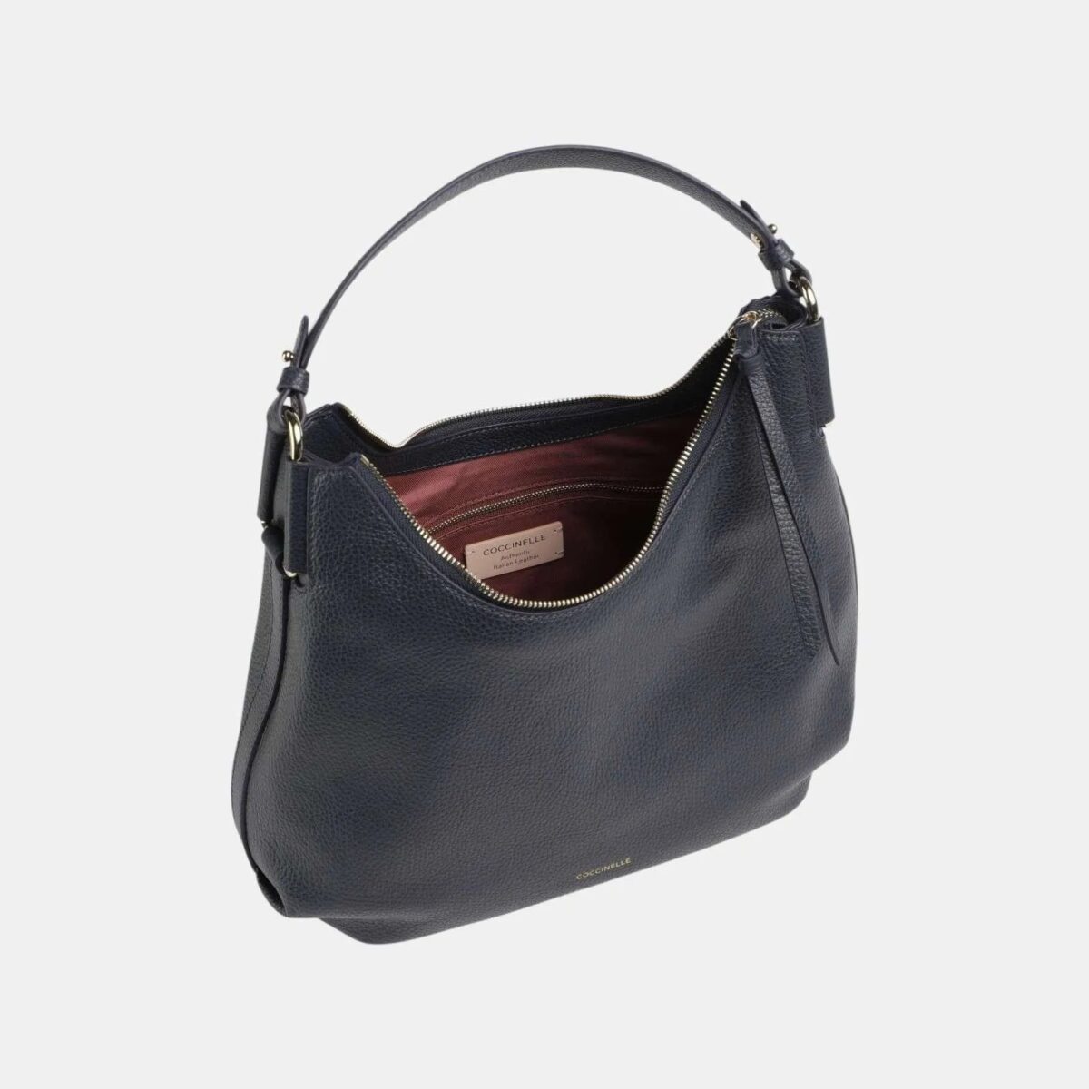 Borsa Rebekka Medium Coccinelle 1 Borsa Rebekka Medium Coccinelle In Pelle Midnight Blue Interno 8059978828248