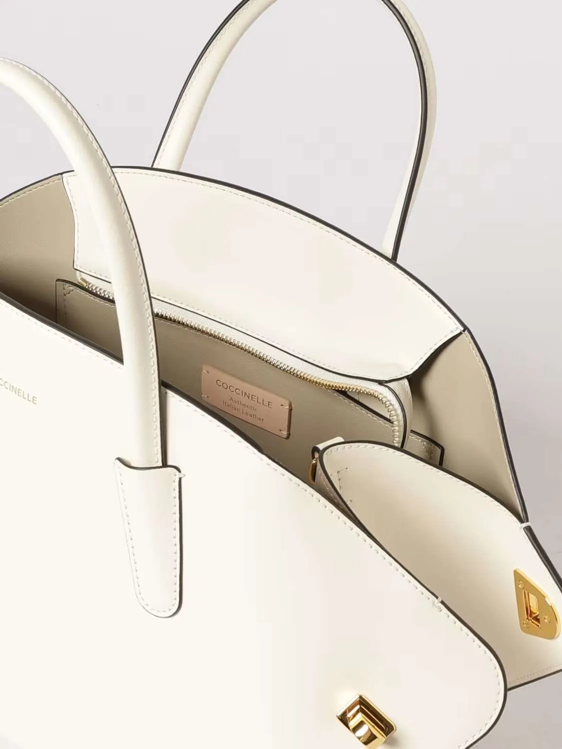 Borsa Tylde Coccinelle In Pelle Liscia Pearl Interno 8059978802774