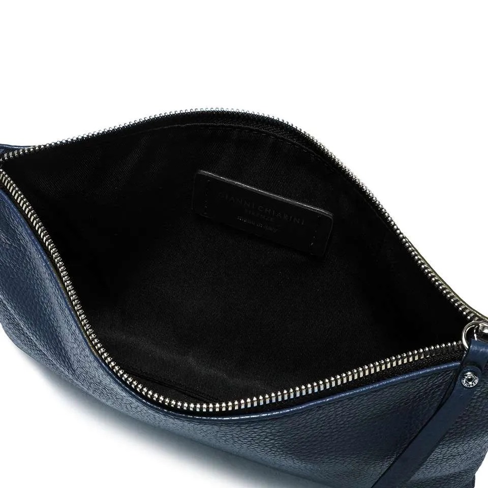 Clutch Hermy Gianni Chiarini 2 Clutch Hermy Gianni Chiarini Navy Interno 8057145888231