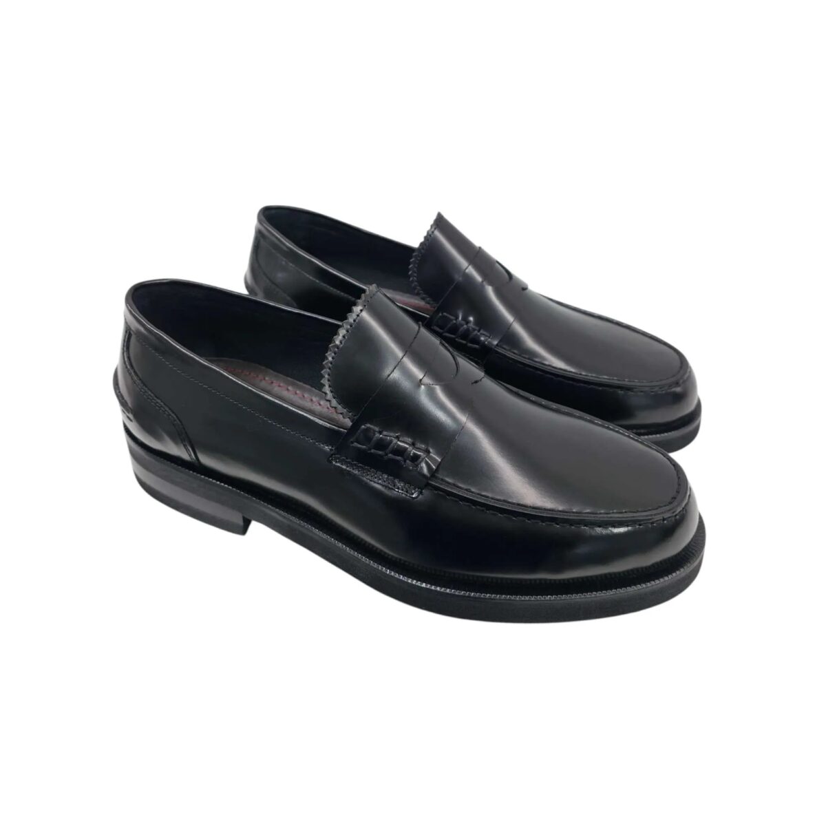 Mocassino Corvari In Vernice Nero Dettagli 4126