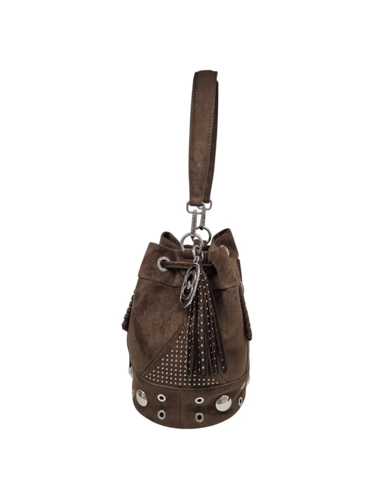 Secchiello Ethnic La Carrie Verde Dettagli Laterali 52PEM176V