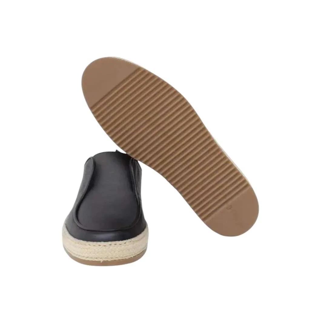 Slip On Rossi 2 Slip On Rossi In Pelle Blu Suola 1093B