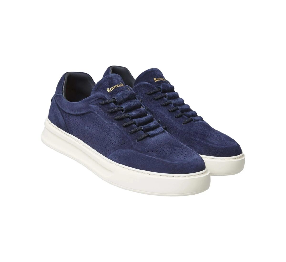Sneakers Phoenix Barracuda Uomo In Suede Traforato Dettagli Frontali BU3612AP