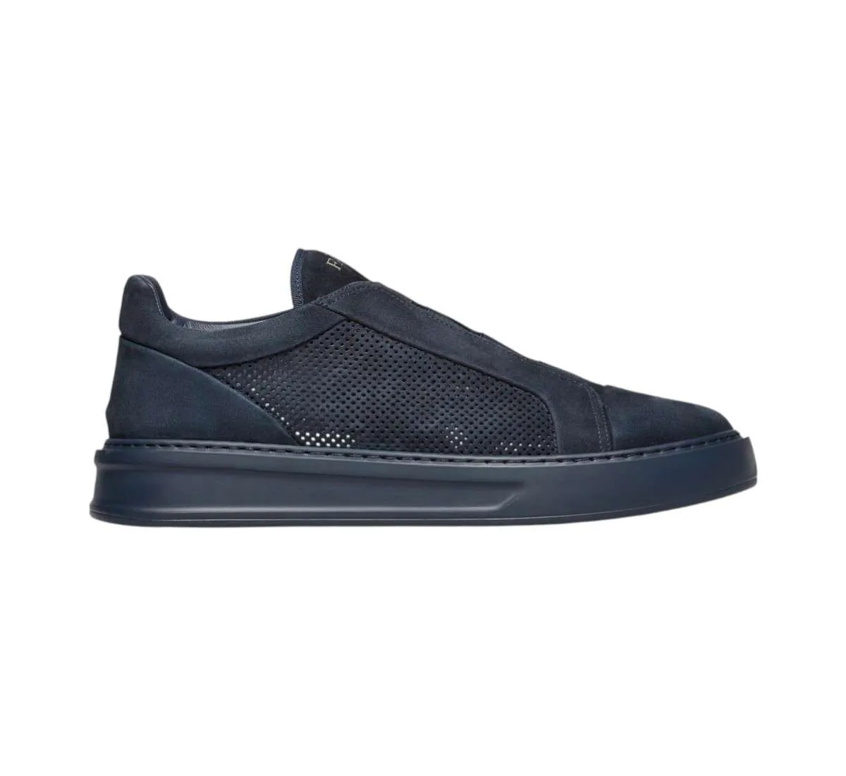 Sneakers Urban Fabi 1 Sneakers Urban Fabi Uomo In Suede Traforato Blu FU1326AB