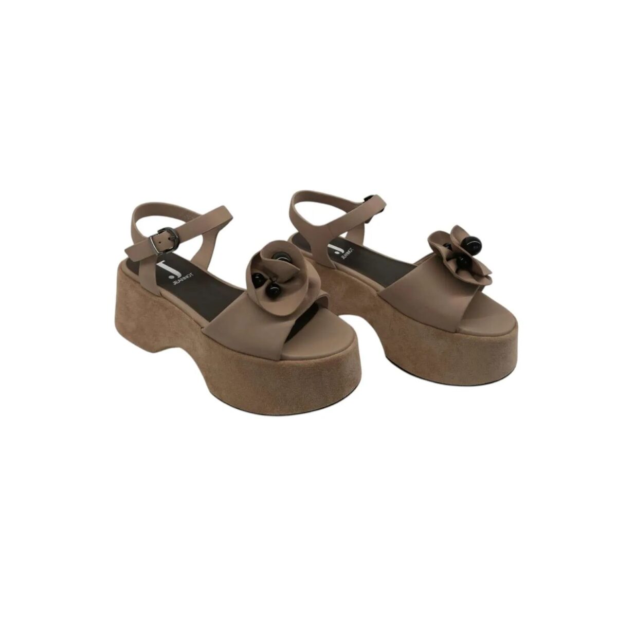 Zeppa Jeannot 1 Zeppa Jeannot Con Fiore Nude Dettagli AJ532C