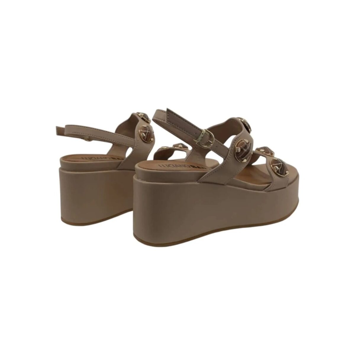 Zeppa Luciano Barachini Con Doppie Fasce Camel Retro AL321C