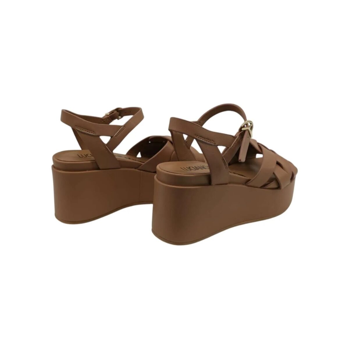 Zeppa Luciano Barachini Con Fascia Intrecciata Cuoio Retro AL322E