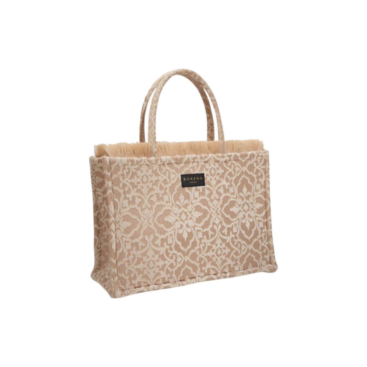 Borsa Theros Sorena Beige Dettagli SBLT0029