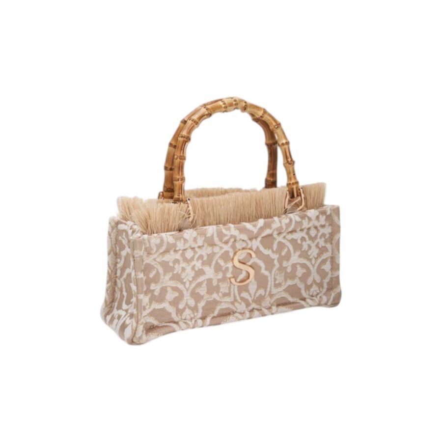 Borsa Theros Sorena Beige Dettagli SBOS0029