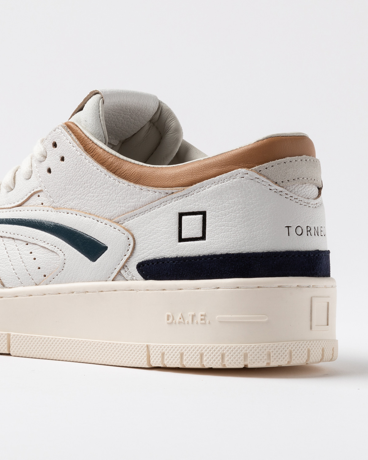 Sneakers Torneo D.A.T.E. 2 Sneakers Torneo D.A.T.E. In Pelle White Blue Retro 441TOCOWL