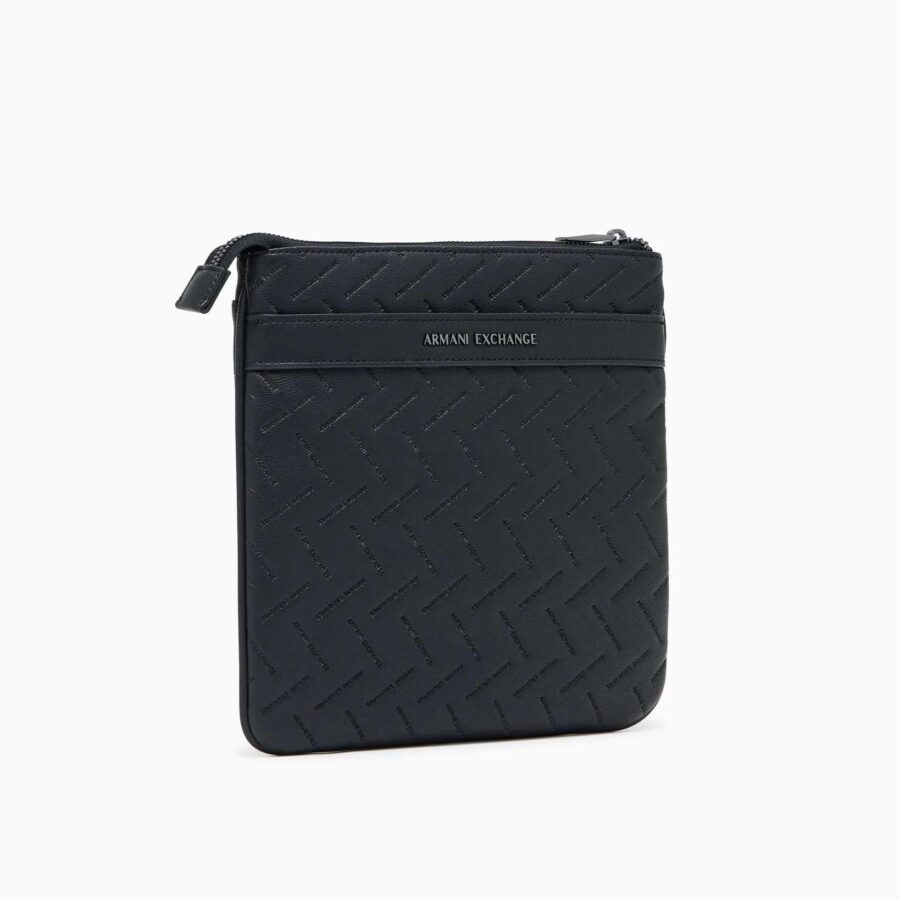 Tracolla Armani Exchange Uomo Nero Dettagli 2597UC001 scaled 1